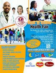 Check Out This Flier For A Back To School Health Fair From Broward Community Family Health Centers What Events School Health Health Fair Adolescent Health
