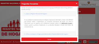 Hay de lujo, así como las económicas queridos. Registro Nacional De Hogares Reniec Link Consulta Inscripcion De Familias Y Beneficiarios Para Cobrar Bono Universal 760 Registronacionaldehogares Pe Seo El Popular