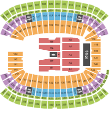 Gillette Stadium Seating Chart Concert Explicit Map Of