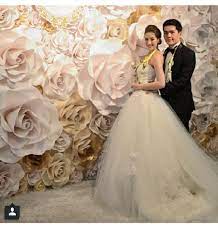 Paper Flowers Backdrop Paper Flower Backdrop Paper Flowers Flower Backdrop