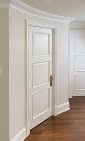 Porte 133d Panneau 2 Surmoulure Poignee Mr105gwp Idee Deco Hall Deco Porte Interieure Moulure Porte