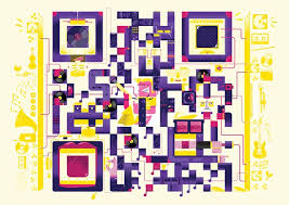 Qr Codes On Behance Code Art Coding Calendar Design