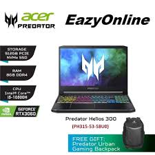 As a result, our engineers were able to reduce the chassis height since less overall fans / heatsinks were needed to cool the system. Acer Predator Helios 300 Prices And Promotions Jun 2021 Shopee Malaysia