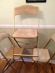 Vintage Mid Century Modern Hollywood Regency Bridge Chair Folding Chairs Metal And Crushed Velvet By Modern Logic Classy Chair Folding Chair Chair