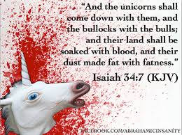 Image result for images unicorns in the bible