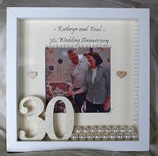 Personalised 30th Pearl Wedding Anniversary Gift Photo Frame Hand Made Eba 30th Wedding Anniversary Gift Pearl Wedding Anniversary Gifts Wedding Anniversary