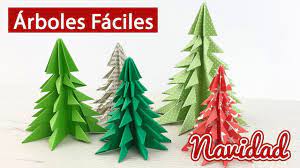 Arbol De Navidad De Papel Manualidades Faciles Para Navidad Youtube