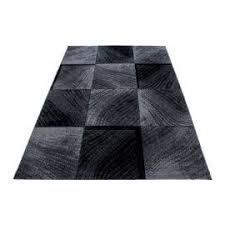 Debonsol tapis salon moderne hexagones noir blanc debonsol. Tapis Noir Un Tapis Noir La Classe Et L Elegance Indetronable Allotapis Com