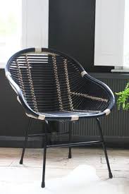Capri Black Natural Rattan Chair Dining Chairs Furniture Rattanchair Rattan Chair Black Rattan Chair Wooden Dining Chairs