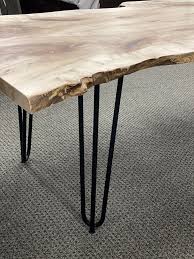 Display Live Edge Table Millers Dutch Haus Furniture In 2020 Live Edge Table Maple Tables Table