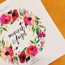 Harga berpatutan full colour , artcard 260gsm , double side printing. Home Kad Kahwin