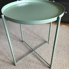 sage green ikea gladom side table ikea gladom side table ikea side table