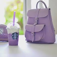 More images for pastel purple starbucks logo » Starbucks Purple And Bag Image Purple Vibe Lavender Aesthetic Purple Love
