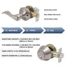 When locksets start wearing out sometimes the key will only start the car with a certain side up. All Keyed Alike Satin Nickel Front Door Entry Lever Lockset And Single Cylinder Deadbolt Combination Set 2 Pack Same Keys Tools Home Improvement Door Hardware Locks Graffitisthlm Se