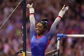 Simone biles shows love for fellow 'olympic grandma' mykayla skinner amid exit. Simone Biles Takes Lead At U S Olympic Gymnastics Trials Los Angeles Times