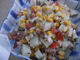 This post may contain affiliate links. East Coast Clambake Salad Recipes Clam Bake Dinner Sandwiches