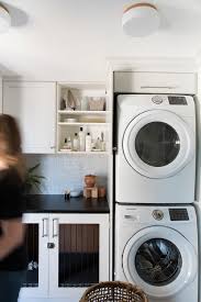 What is the best countertop for a laundry room? Design Discussion Stacked Laundry Units Room For Tuesday