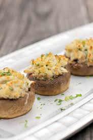 These easy peasy crab stuffed mushrooms make an awesome holiday appetizer; Crab Stuffed Mushrooms Erica S Recipes Stuffed Mushrooms With Crab