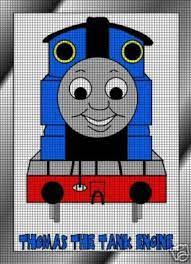 Cute and colorful design of a train. Thomas The Tank Engine Crochet Pattern Cgct 101641
