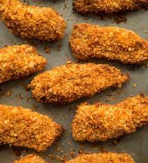 Best buttermilk southern fried chicken tenders that is seasoned to perfection.then double dredged with seasoned flour and deep fried until golden brown. Extra Crispy Oven Baked Chicken Tenders Don T Go Bacon My Heart