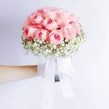 Features Roses Baby S Breath Wedding Bouquet Default Colour Would Be As Reference Colour M Bridal Wedding Flowers Flower Bouquet Wedding Bridal Bouquet