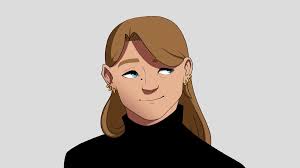 I want to appreciate Julias new portrait some more. Head-on rather than  over a shoulder, full face rather than obscuring it w mysterious horrors,  and--most of all--shes SMILING! I know they mentioned