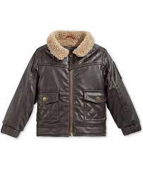 Hawke Co Outfitter Baby Boys Faux Leather Bomber Jacket Faux Leather Bomber Jacket Bomber Jacket Jackets