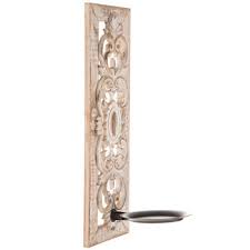 Get inspired with our curated ideas for wall sconces and find the perfect item for every room in your home. White Flourish Wood Wall Sconce Hobby Lobby 1717727