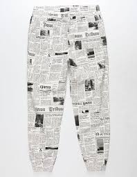 Elwood Newsprint Mens Jogger Pants Whtco 329670167 Tillys