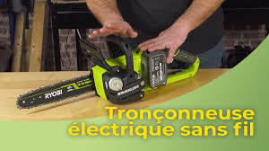 Tronconneuse Electrique Sans Fil Youtube