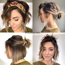 Claudia brushes her hair back and adds dry shampoo to wake her roots up. Chloe Brown Short Hair On Instagram 10 Hairstyles For Short Hair A New Youtube Video Is Up On M Short Hair Hacks Chin Length Hair Hairdos For Short Hair