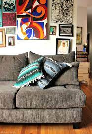 Diy Mexican Serape Pillows Pearmama Mexican Home Decor Mexican Blanket Decor Home Decor
