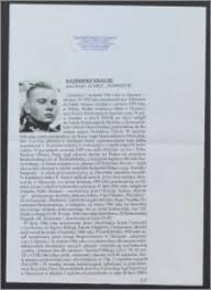 Pierwszy raz pokazała je publicznie. Wspomnienie O Plk Kazimierzu Krauze Wawrzecki Kujavisch Pommersche Digitale Bibliothek