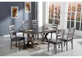 34 elegant dining room decoration ideas. Espresso Diamond Applique Rectangular Dining Table W 6 Side Chairs Furniture Stores In Chicago One Of The Best Chicago Furniture Stores