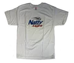 Natty Light White T Shirt The Beer Gear Store