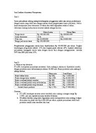 Menyajikan informasi untuk kepentingan pihak internal. Top Pdf Soal Latihan Akuntansi Manajemen 123dok Com