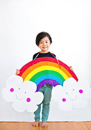 Diy Happy Cardboard Rainbow Costume For Kids This simple sponge painting technique is all of that and more.