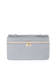 Explore the italian quality online on loro piana. Loro Piana Fall Winter 20 21 Extra Pocket L19 Pouch Bag In Light Blue Fai8393 603x