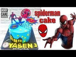 عمل تورته سبايدر مان بخطوات سهله بدون ادوات spider man cake youtube game artwork video game covers video games artwork