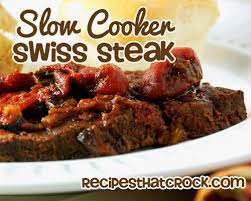 Slow Cooker Swiss Steak Recipes That Crock Crockpot Recipes Slow Cooker Swiss Steak Slow Cooker Round Steak Recipes