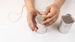 Those vibrations travel down the string to the other side, where they make the air on the receiving end vibrate. How To Make A Play Telephone 7 Steps With Pictures Wikihow