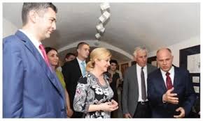 Kolinda Grabar Kitarovic Visits The House Of Marin Drzic The Dubrovnik Times Dubrovnik Kolinda Grabar Kitarovic Marines