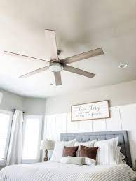 First it looks like you used drywall screws to attach the box. Master Bedroom Ceiling Fan Installation Citygirl Meets Farmboy