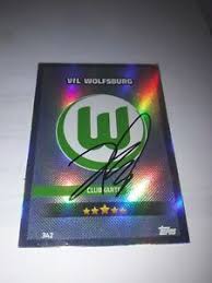 Wird der vfl wolfsburg sein logo andern nur. Match Attax Signiert Wappen Julian Draxler Vfl Wolfsburg Neu Ebay