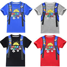 Ryan's world (formerly ryan toysreview) is a children's youtube channel featuring ryan kaji, who is nine years old as of june 2020, along with his mother (loann kaji), father (shion kaji), and twin sisters (emma and kate). Ryan S World Children T Shirts Top O Neck 100 Cotton Boys Girls Kids Tshirt Cartoon Teen Summer Clothing Baby T Shirt Shopee Malaysia