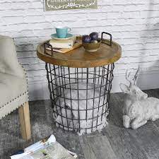 All these tables are available online at wholesale prices and are ready to ship to. Industrial Retro Style Storage Basket Table