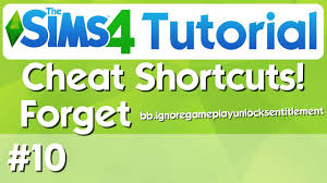 But, if you want to unlock those objects, then you could use the code bb.ignoregameplayunlocksentitlement. Brilliant Cheat Shortcuts Mod One Letter Cheats Check Out The Video And Download The Mod Here Http Modthesims Info Download Php T 54 Sims 4 Sims Tutorial