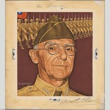 Paintings Reproductions Joseph Stilwell, 1944 by Ernest Hamlin Baker  (Inspired By) (1889-1975)