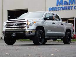 Lifted 3 rear ride height : 2016 Toyota Tundra Sr5 Crewmax 4x4 5 7l 1 Owner Lifted