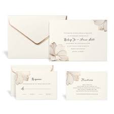 Rose Gold Floral Wedding Invitation Kit By Celebrate It Wedding Invitation Kits Diy Wedding Invitation Kits Floral Wedding Invitations